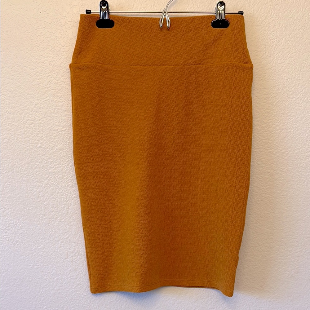 LuLaRoe Mustard Yellow Pencil Skirt